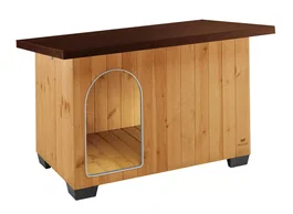 Ferplast Caseta Exterior Madera Baita 120 141x86,5x87 cm para Perros