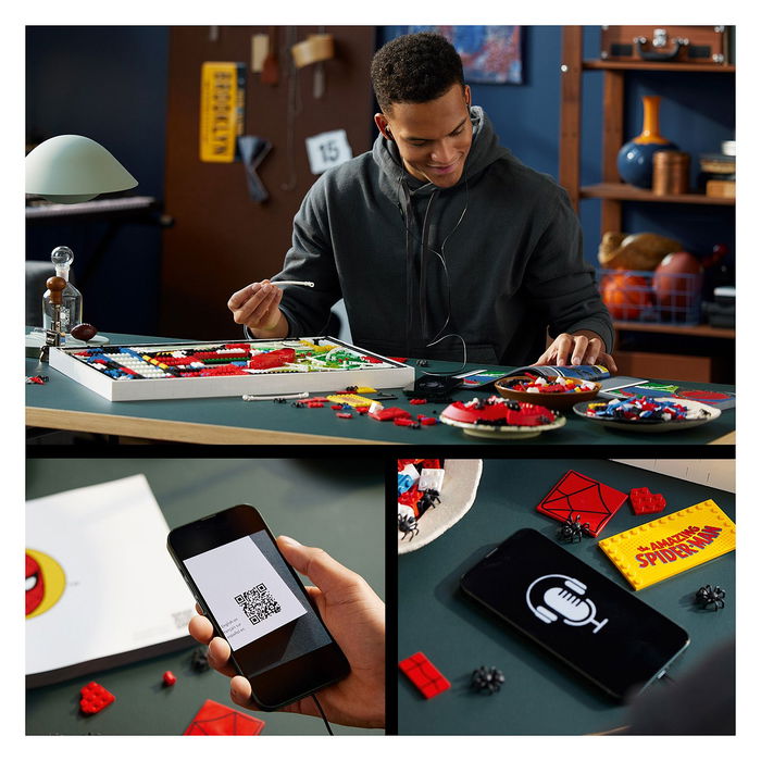 LEGO Art The Amazing Spider-Man 31209, Juego de Construcción de Arte con Mosaico, 2099 Piezas, para Adultos, 18+
