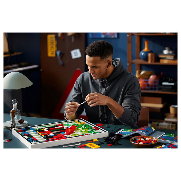 LEGO Art The Amazing Spider-Man 31209, Juego de Construcción de Arte con Mosaico, 2099 Piezas, para Adultos, 18+