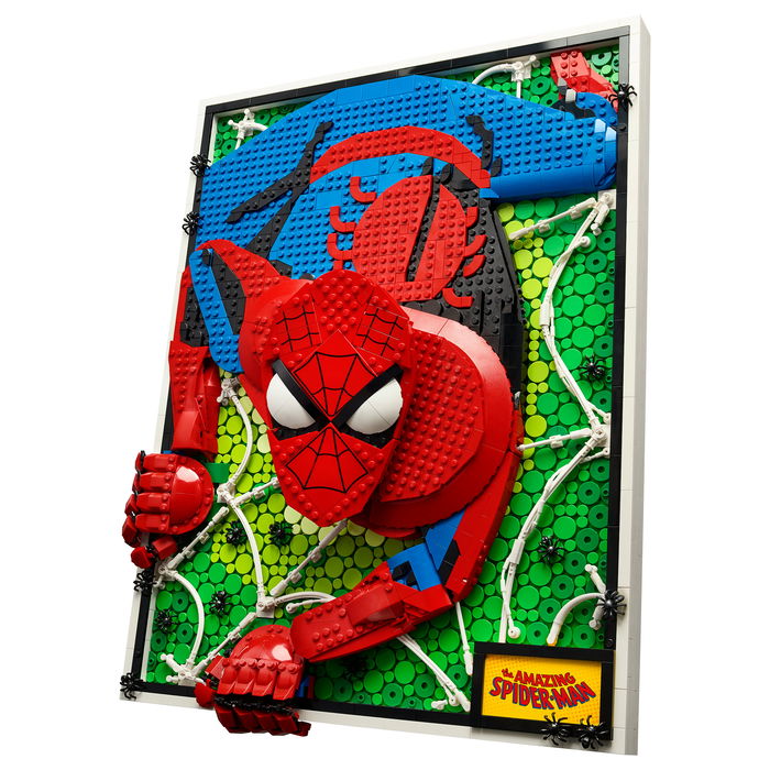LEGO Art The Amazing Spider-Man 31209, Juego de Construcción de Arte con Mosaico, 2099 Piezas, para Adultos, 18+