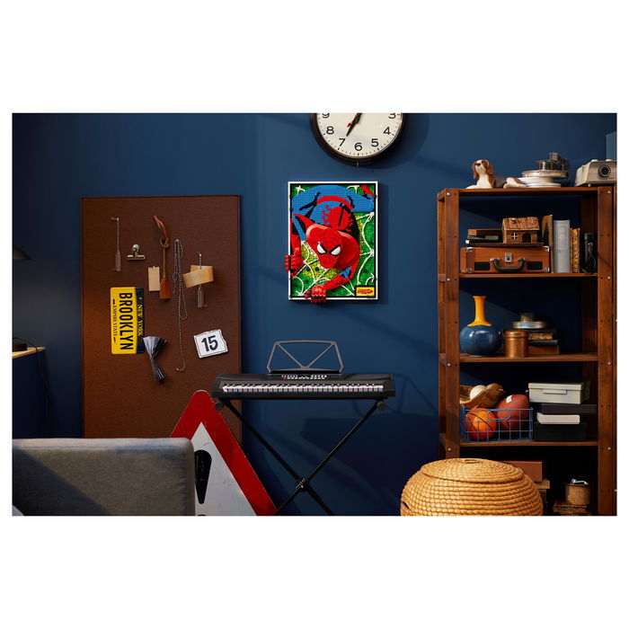 LEGO Art The Amazing Spider-Man 31209, Juego de Construcción de Arte con Mosaico, 2099 Piezas, para Adultos, 18+