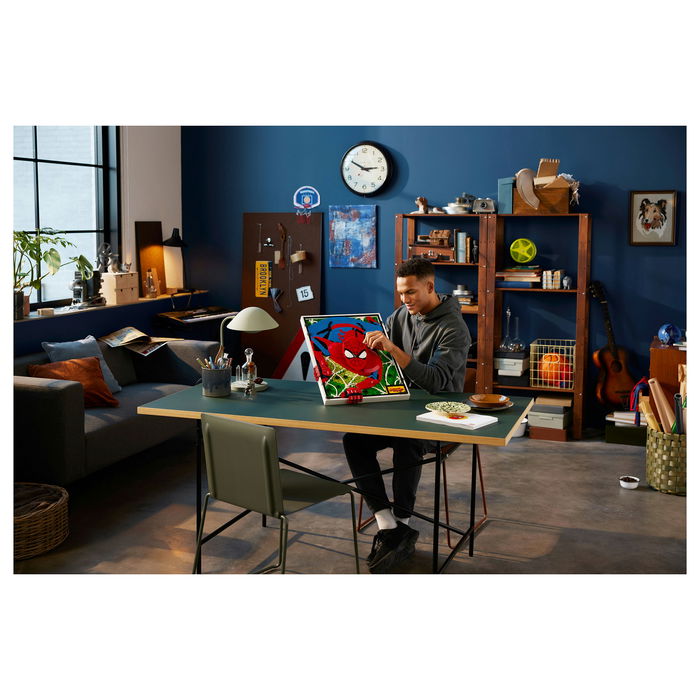 LEGO Art The Amazing Spider-Man 31209, Juego de Construcción de Arte con Mosaico, 2099 Piezas, para Adultos, 18+