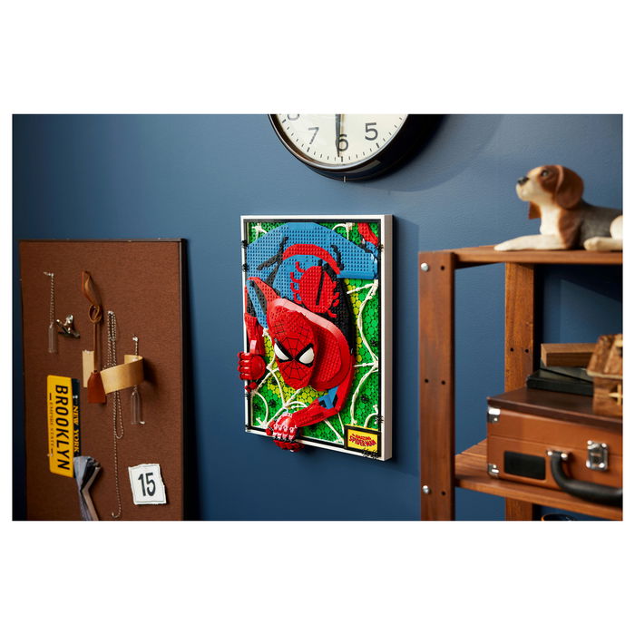 LEGO Art The Amazing Spider-Man 31209, Juego de Construcción de Arte con Mosaico, 2099 Piezas, para Adultos, 18+
