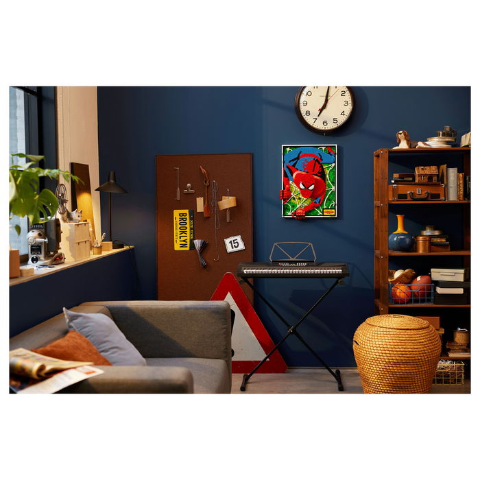 LEGO Art The Amazing Spider-Man 31209, Juego de Construcción de Arte con Mosaico, 2099 Piezas, para Adultos, 18+