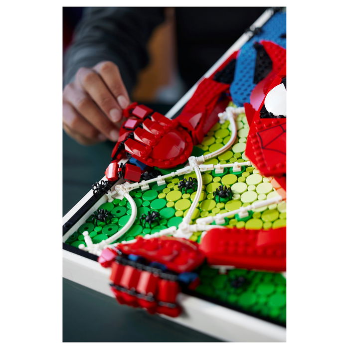 LEGO Art The Amazing Spider-Man 31209, Juego de Construcción de Arte con Mosaico, 2099 Piezas, para Adultos, 18+