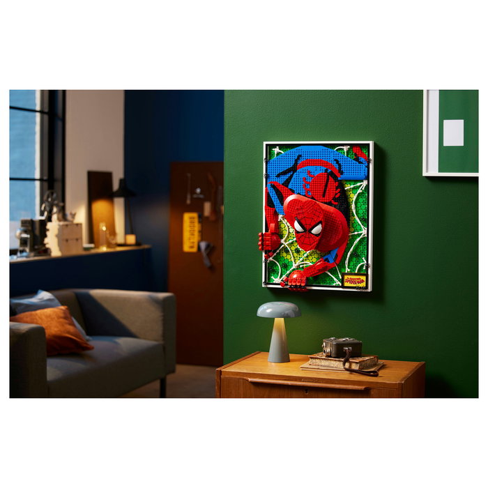 LEGO Art The Amazing Spider-Man 31209, Juego de Construcción de Arte con Mosaico, 2099 Piezas, para Adultos, 18+