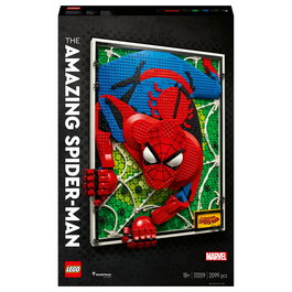 LEGO Art The Amazing Spider-Man 31209, Juego de Construcción de Arte con Mosaico, 2099 Piezas, para Adultos, 18+