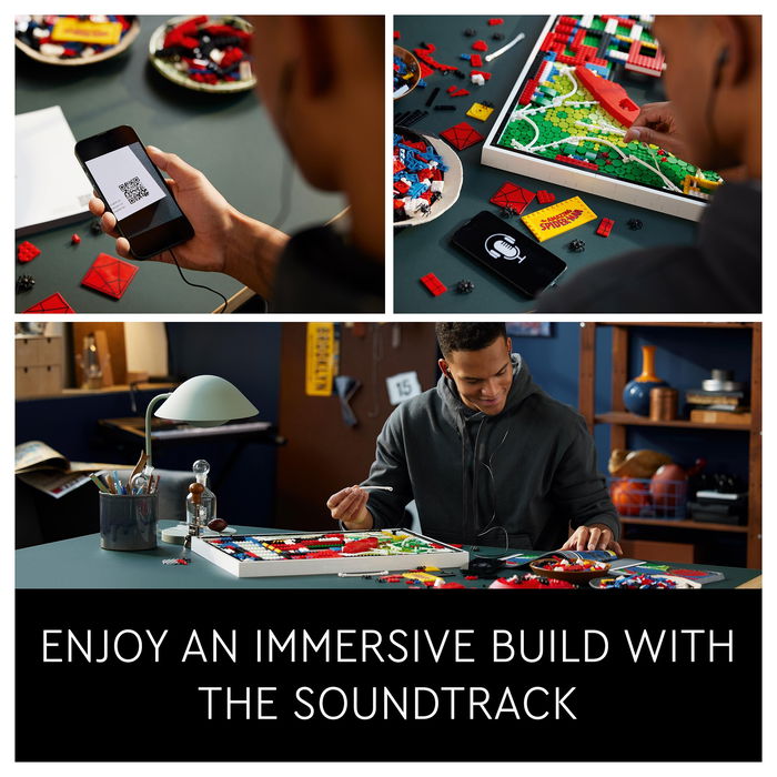 LEGO Art The Amazing Spider-Man 31209, Juego de Construcción de Arte con Mosaico, 2099 Piezas, para Adultos, 18+