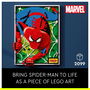 LEGO Art The Amazing Spider-Man 31209, Juego de Construcción de Arte con Mosaico, 2099 Piezas, para Adultos, 18+