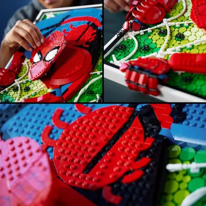 LEGO Art The Amazing Spider-Man 31209, Juego de Construcción de Arte con Mosaico, 2099 Piezas, para Adultos, 18+