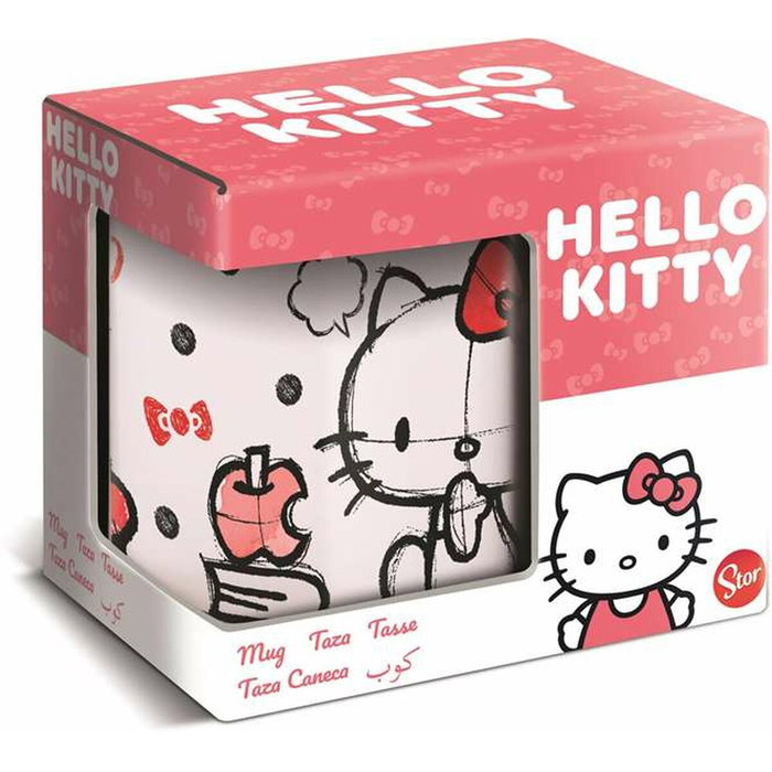Stor Taza Hello Kitty de 325 ml con caja de regalo de cerámica Stor Taza Hello Kitty de 325 ml con caja de regalo de cerámica