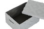 DKD Home Decor Set de 3 Cajas de Almacenaje Kondo Poliéster 40x30x20 cm