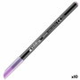 EDDING Rotulador de Fibra 1200 Pastel Baya de Lavanda (Set de 10)
