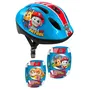 Paw Patrol Conjunto Casco y Coderas/Rodilleras PA450507 - Talla 50/56 cm