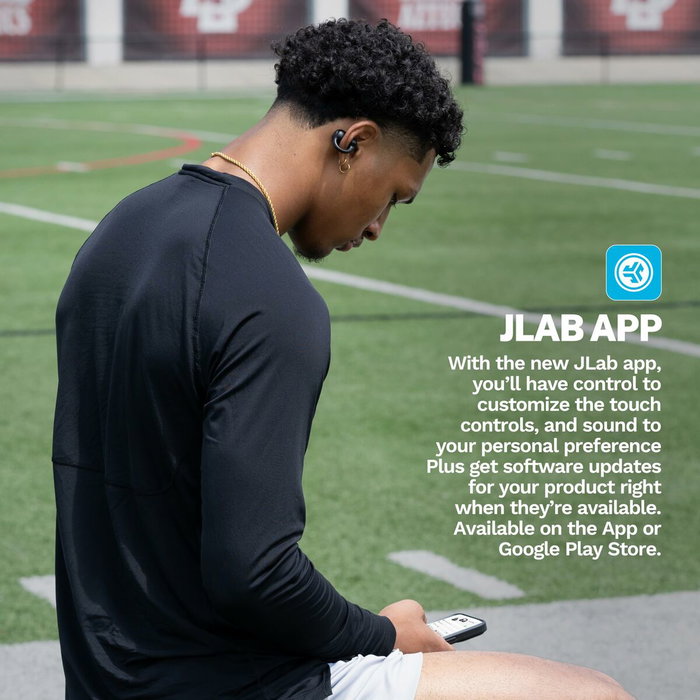 JLab Flex Auriculares Deportivos Bluetooth Negro