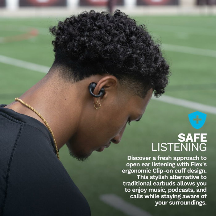 JLab Flex Auriculares Deportivos Bluetooth Negro