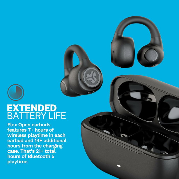 JLab Flex Auriculares Deportivos Bluetooth Negro