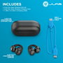 JLab Flex Auriculares Deportivos Bluetooth Negro