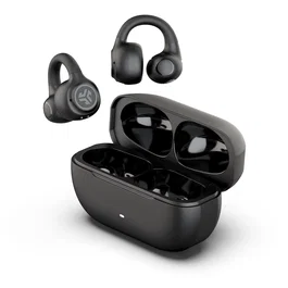 JLab Flex Auriculares Inalámbricos Deportivos True Wireless (TWS) Clip de Oreja, Bluetooth 5.4, Hasta 7h, Resistencia IPX4, Negro (ieuebflexrblk124)
