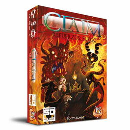 Sd games Juego de Mesa Claim Refuerzos: Fuego Expansión, para CLAIM o CLAIM2, 2 Jugadores, Edad +10, Idioma Español, PEGI 10