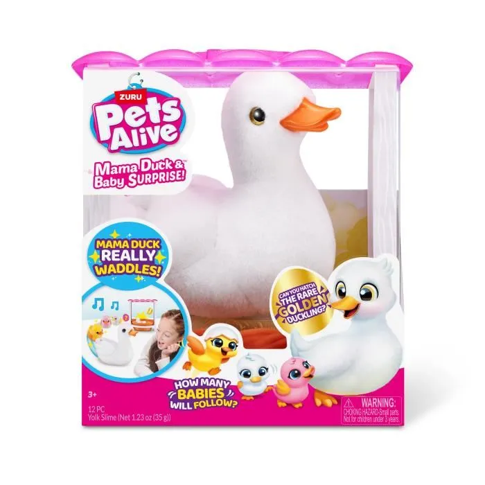 Zuru Juguete Interactivo Mama Duck ZUR4894680033351, Los Patitos Interactivos Siguen a su Madre con Sorpresas por Descubrir Zuru Juguete Interactivo Mama Duck ZUR4894680033351, Los Patitos Interactivos Siguen a su Madre con Sorpresas por Descubrir