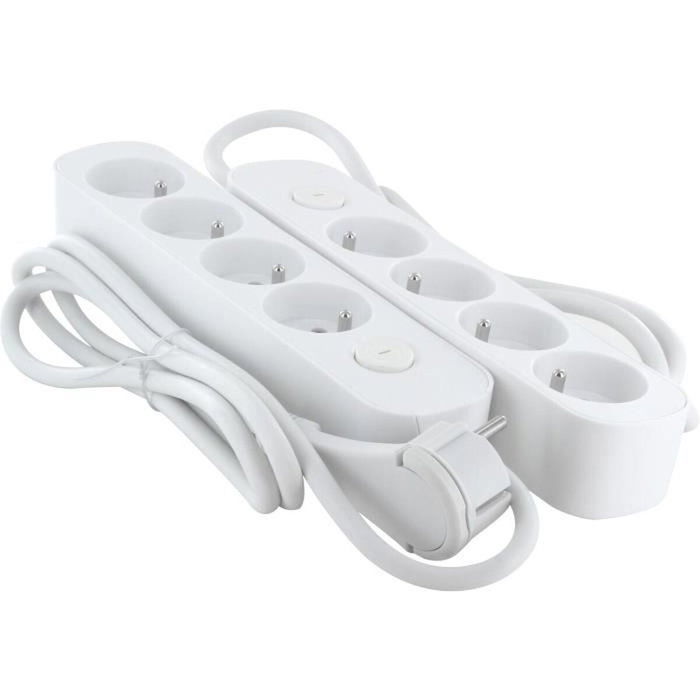 Chacon Juego de 2 regletas - 4 x 16 A - cable de 1,5 m Chacon Juego de 2 regletas - 4 x 16 A - cable de 1,5 m