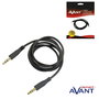 AVANT CONNECT Cable de Audio Jack 3.5mm Macho a Macho, 3 Metros, Negro - Cable para Auriculares, Altavoces
