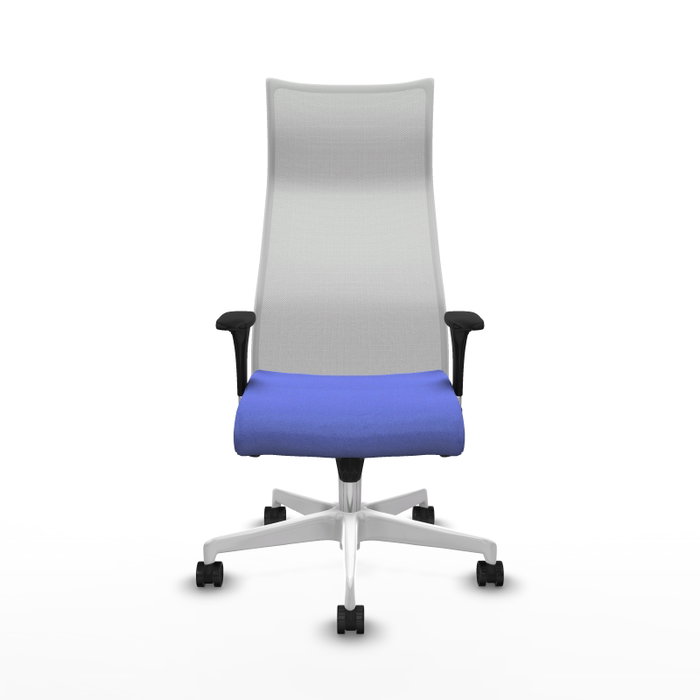 PIQUERAS Y CRESPO Sillón Albacete Mecanismo Sincro Azul claro/Blanco