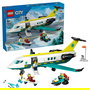 LEGO City 60465 - Avión de Rescate de Emergencia, Juego de Construcción con 403 Piezas, Edad 6+