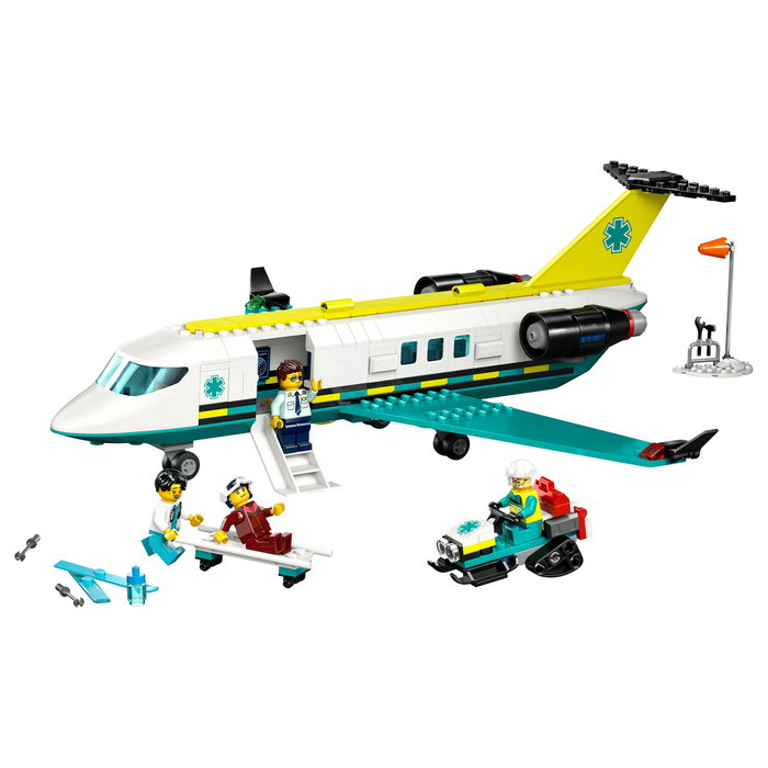 LEGO City 60465 - Avión de Rescate de Emergencia, Juego de Construcción con 403 Piezas, Edad 6+