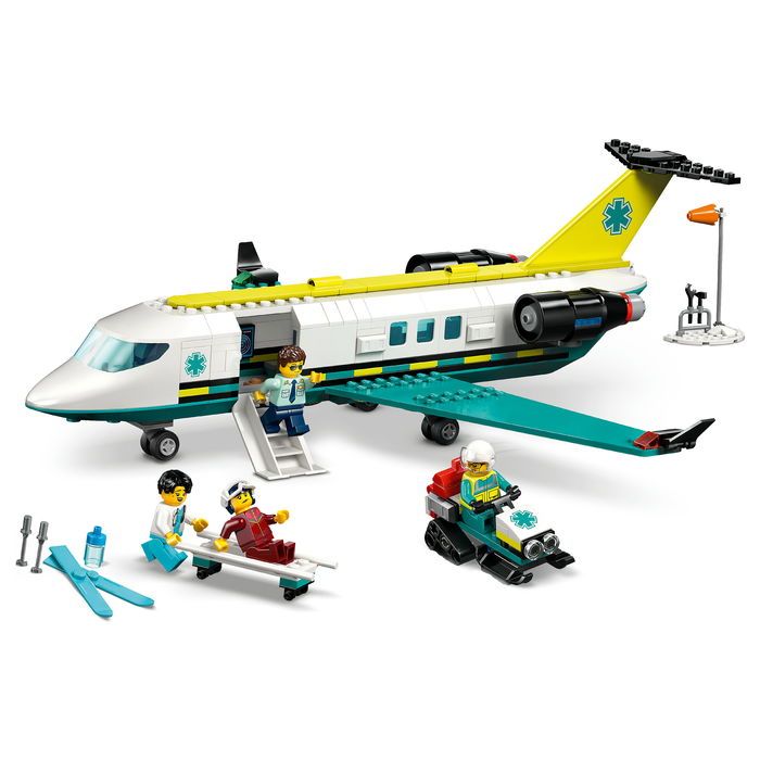LEGO City 60465 - Avión de Rescate de Emergencia, Juego de Construcción con 403 Piezas, Edad 6+