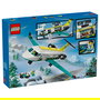 LEGO City 60465 - Avión de Rescate de Emergencia, Juego de Construcción con 403 Piezas, Edad 6+