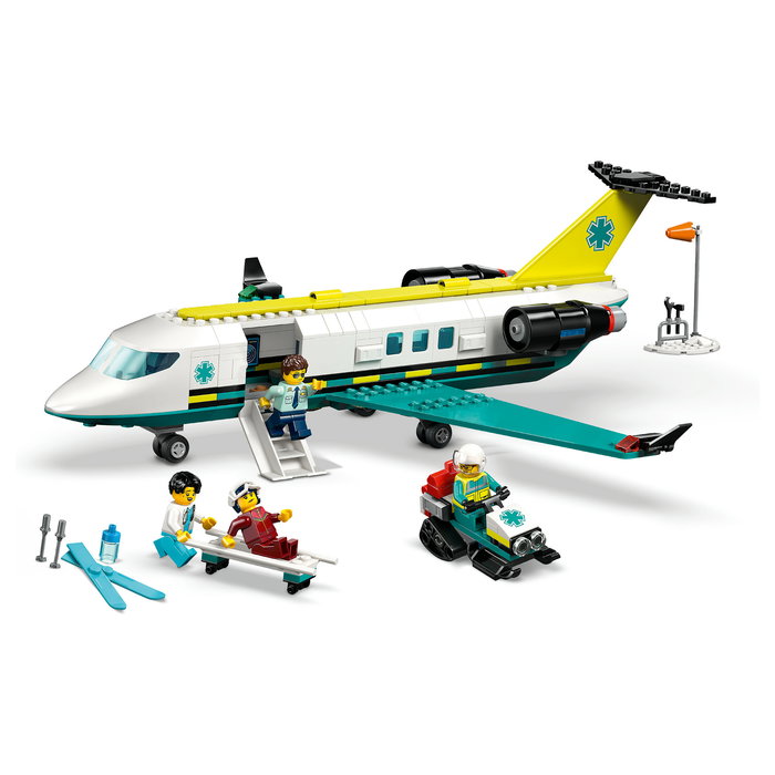 LEGO City 60465 - Avión de Rescate de Emergencia, Juego de Construcción con 403 Piezas, Edad 6+