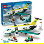 LEGO City 60465 - Avión de Rescate de Emergencia, Juego de Construcción con 403 Piezas, Edad 6+