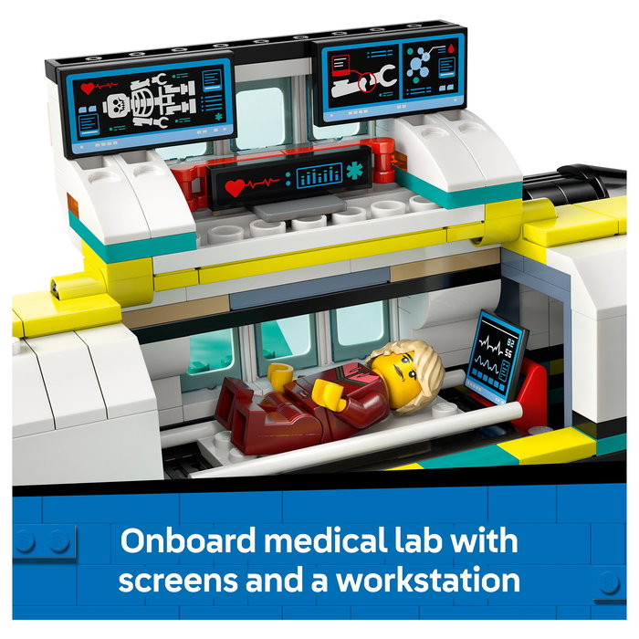 LEGO City 60465 - Avión de Rescate de Emergencia, Juego de Construcción con 403 Piezas, Edad 6+