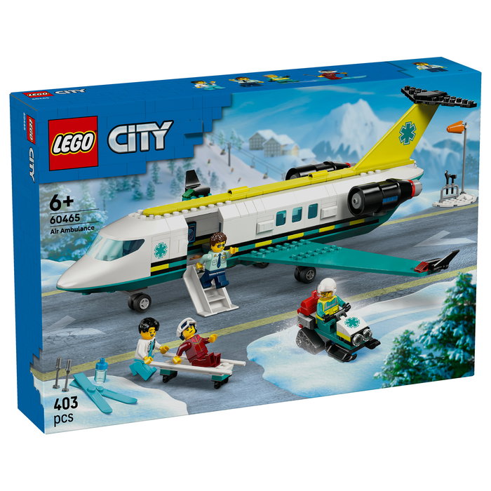 LEGO City 60465 - Avión de Rescate de Emergencia, Juego de Construcción con 403 Piezas, Edad 6+