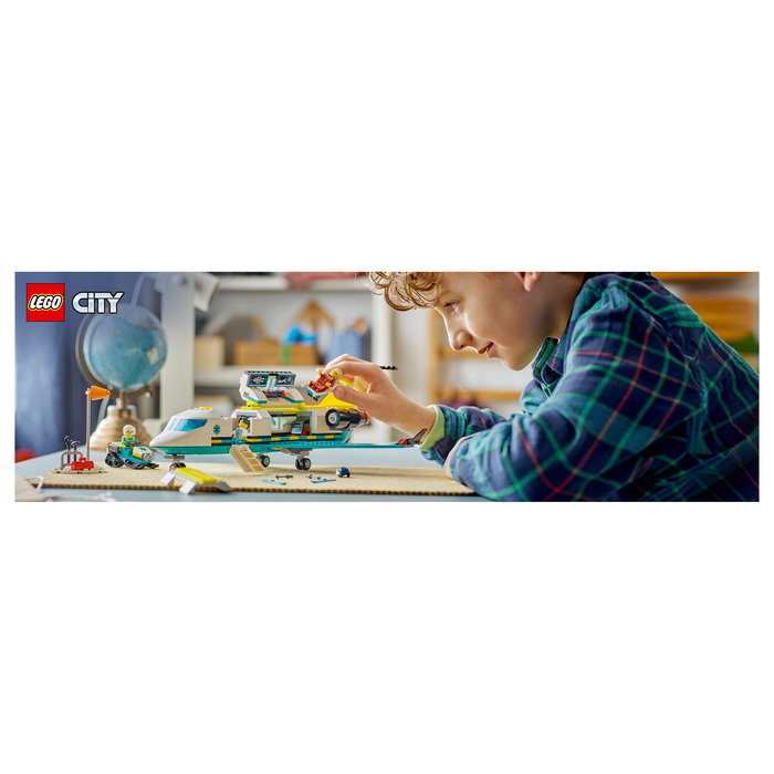 LEGO City 60465 - Avión de Rescate de Emergencia, Juego de Construcción con 403 Piezas, Edad 6+