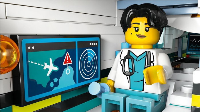 LEGO City Ambulancia Aérea de Emergencia 60465