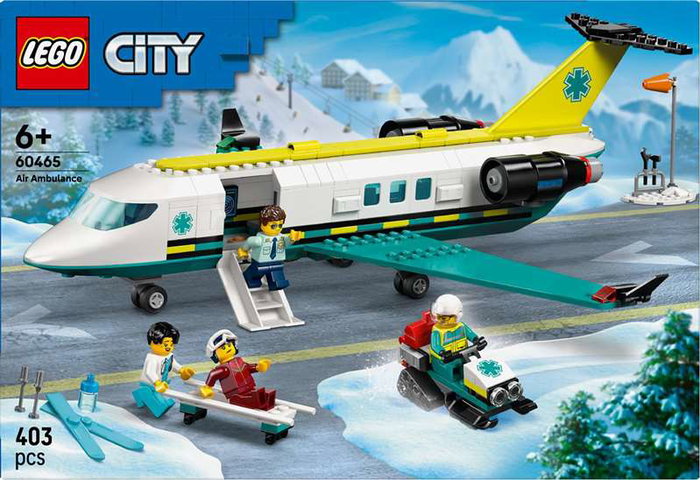 LEGO City Ambulancia Aérea de Emergencia 60465
