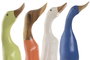DKD Home Decor Figura de Madera Pato Colores Surtidos