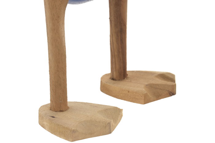DKD Home Decor Figura de Madera Pato Colores Surtidos