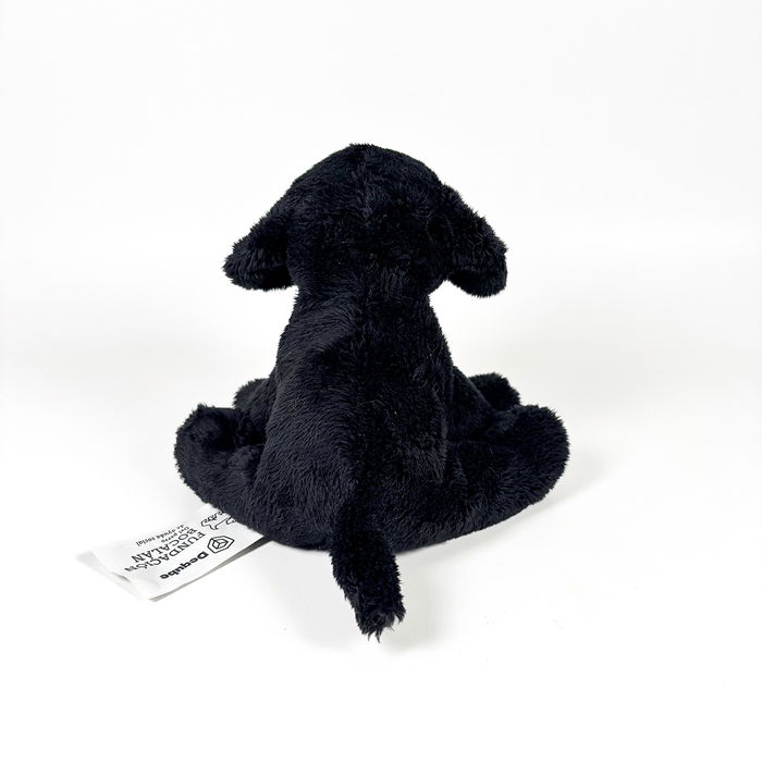 Deqube Peluche Labrador Negro Sentado 12Cm 939D00253 Bocalán