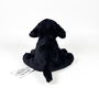 Deqube Peluche Labrador Negro Sentado 12Cm 939D00253 Bocalán