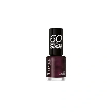 Rimmel London 60 Seconds Super Shine Esmalte de Uñas 345-black cherries Rimmel London 60 Seconds Super Shine Esmalte de Uñas 345-black cherries