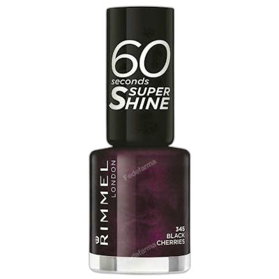 Rimmel London 60 Seconds Super Shine Esmalte de Uñas 345-black cherries Rimmel London 60 Seconds Super Shine Esmalte de Uñas 345-black cherries