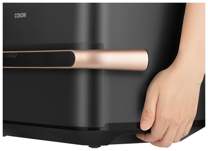 Cosori Twinfry Chef Edition Freidora sin aceite 10 L Gris oscuro y Oro rosa