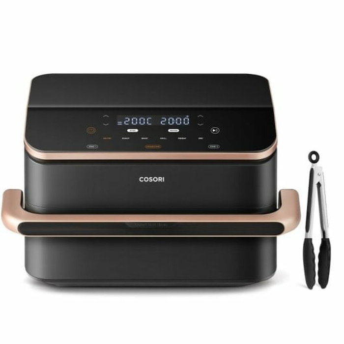 Cosori Twinfry Chef Edition Freidora sin aceite 10 L Gris oscuro y Oro rosa
