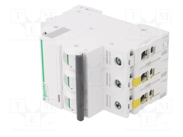 SCHNEIDER ELECTRIC Interruptor magnetotérmico ACTI9 iC60N 13A 3P Característica D