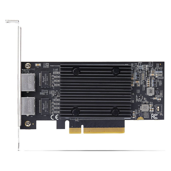 StarTech.com 2-Port PCIe 10Gb Ethernet Netzwerkkarte BCM57416 Chipset 10GBASE-T NIC para Windows y Linux TAA