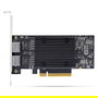 StarTech PEX10000SFPI2 - Tarjeta de Red Ethernet PCIe de 2 Puertos 10Gb, Chipset Broadcom BCM57416, 10GBASE-T, Compatible con Windows y Linux, TAA